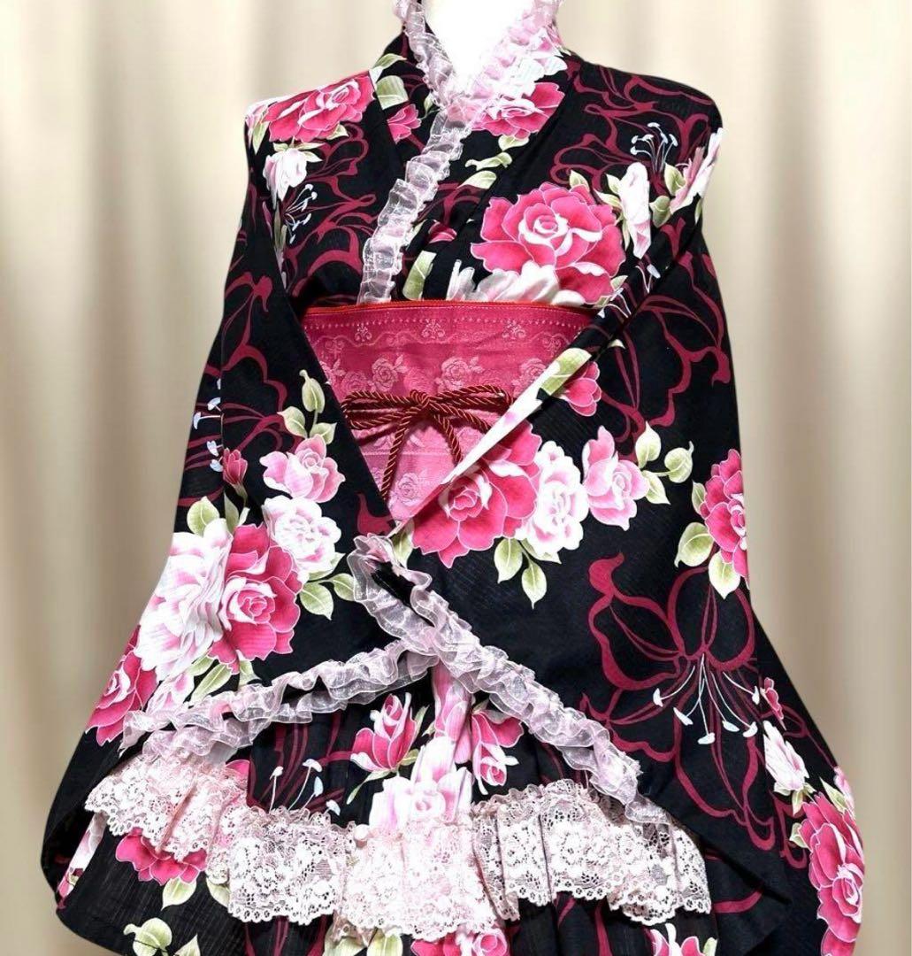 浴衣ドレス セパレート浴衣 地雷 量産