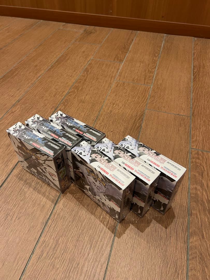 ポケモンカードゲーム ブラックボルト&ホワイトフレア各3BOX合計6BOX