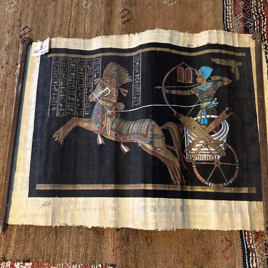 エジプトパピルス画 ラムセスチャリオット