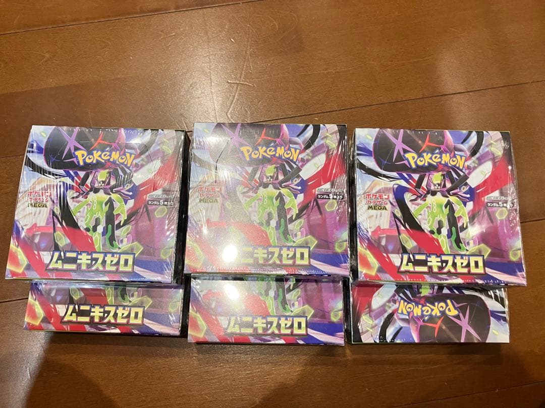 ポケモンカードゲーム ムニキスゼロ シュリンク付き　新品未開封　6box