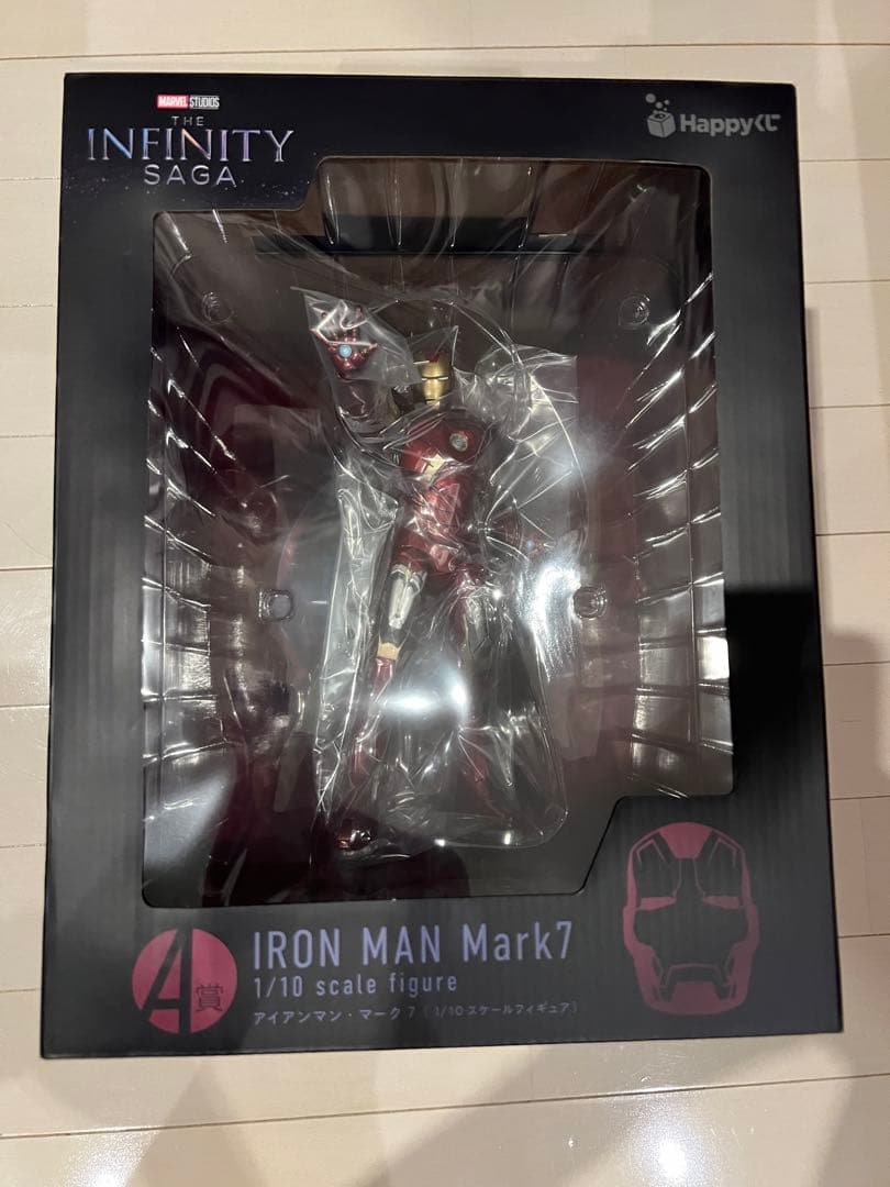 ハッピーくじ A賞 B賞 アイアンマン マーク7 ピンズセット 未開封品