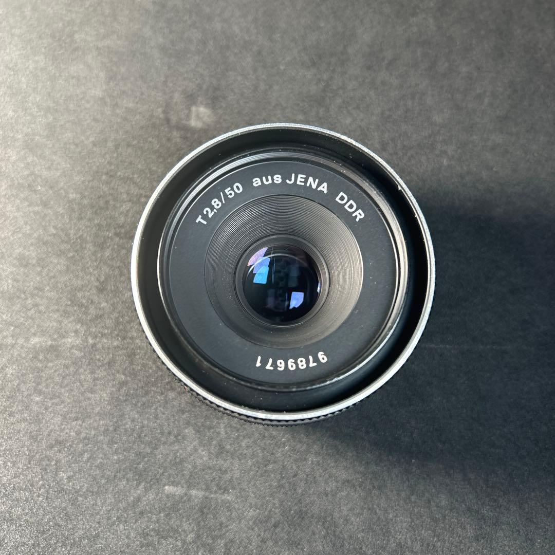 レンズ(単焦点) Carl Zeiss Tessar50mm F2.8 aus JENA DDR