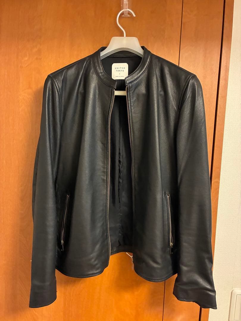 UNITED TOKYO ブラックレザージャケット サイズ3
