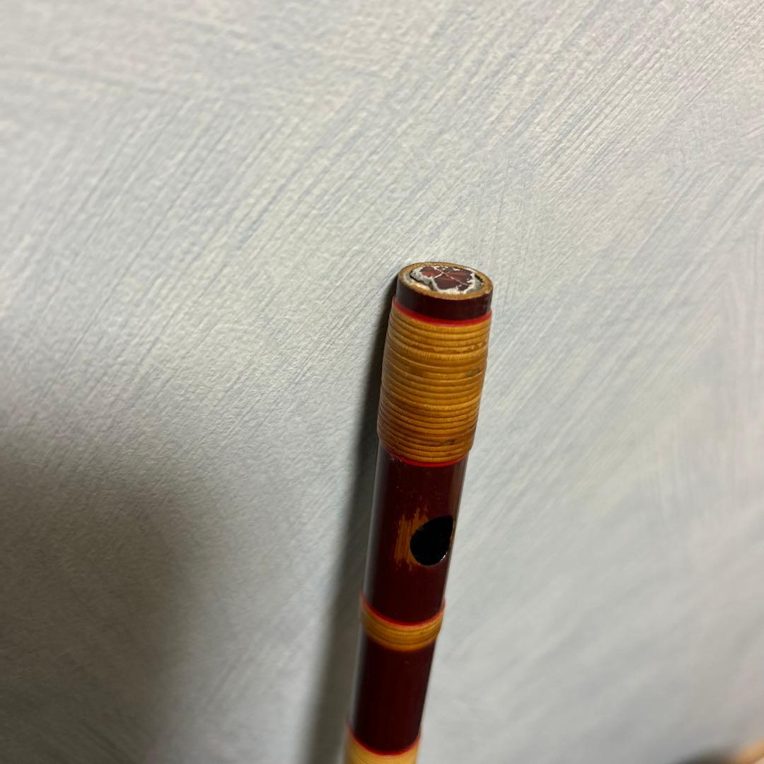 【早い者勝ち！！】岸和田だんじり祭　獅子田　篠笛 赤と茶色