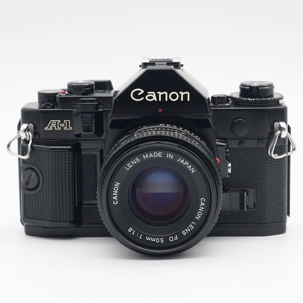 動作品・実写確認済 Canon A-1＋NEW FD 50mm f1.8