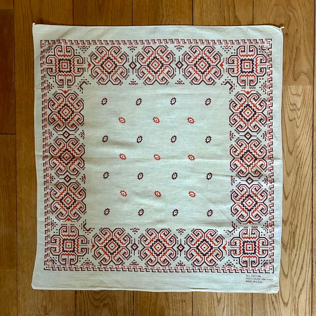 有富教公 ヴィンテージ バンダナ 03 06 40 45 69