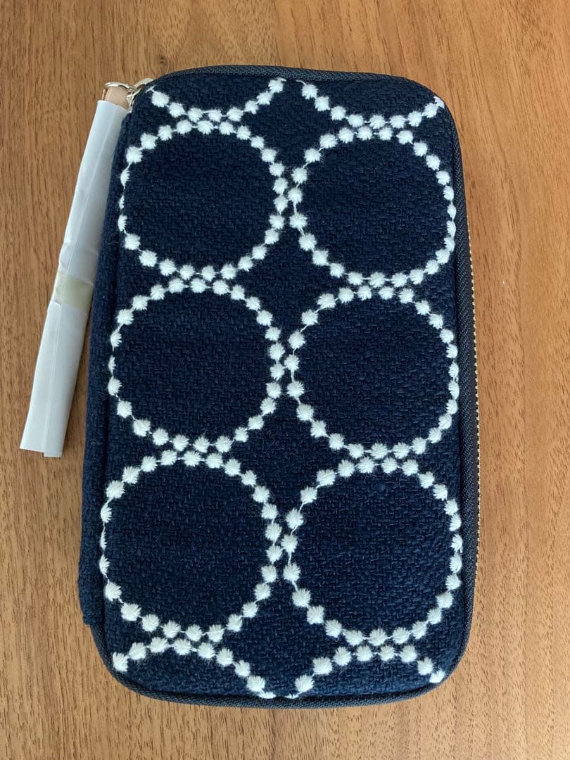 ほぼ日ミナペルホネン　タンバリン　ちいさいひき出しポーチ