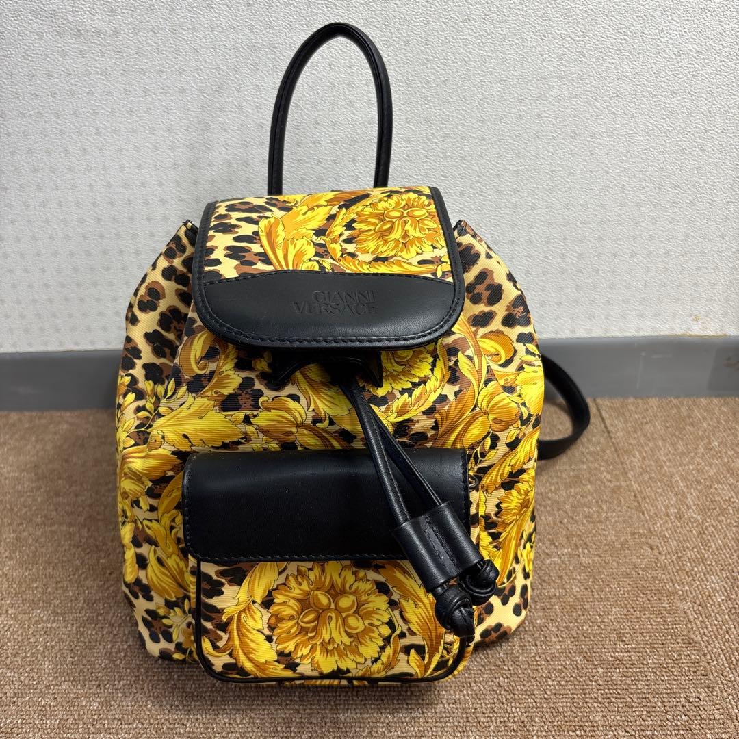 GIANNI VERSACE 花柄バックパック