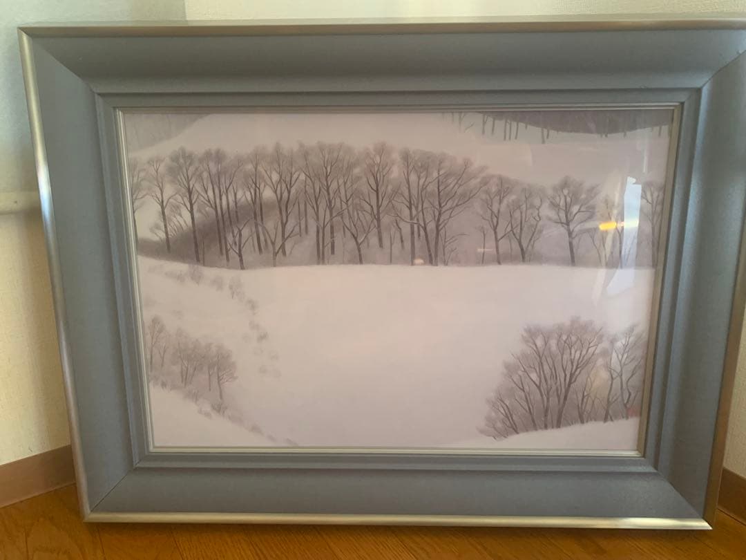 東山魁夷　『冬の旅』　岩絵の具方式複製工芸画