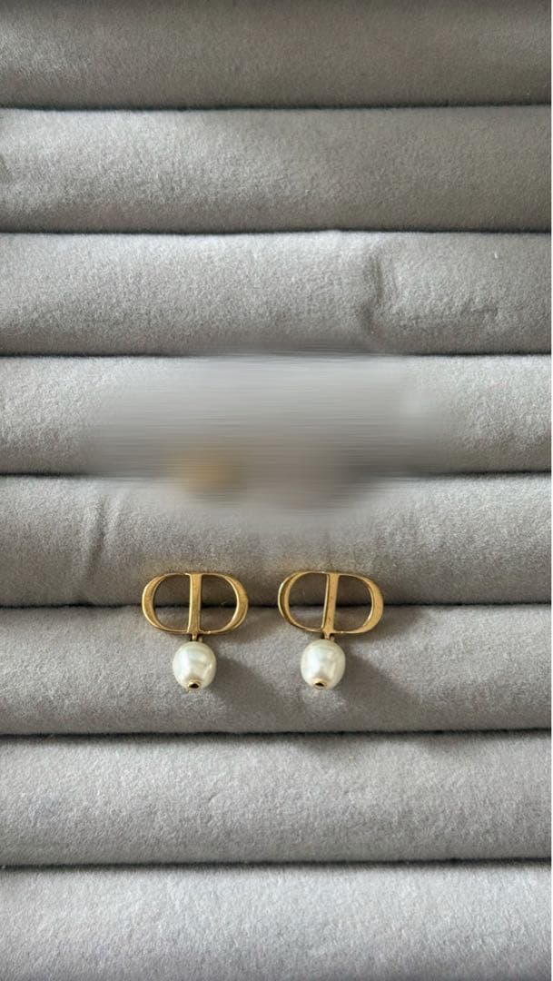 宇 Dior Petit ピアス ゴールド & パール