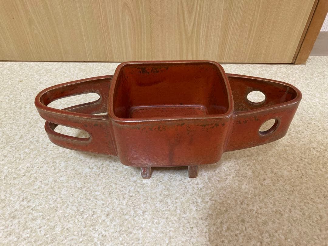 瓷器  置物　アンティーク　铭刻有り