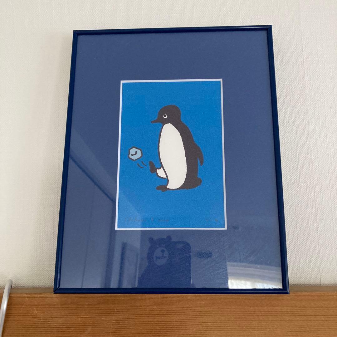 さかざきちはる リトグラフ　ペンギン
