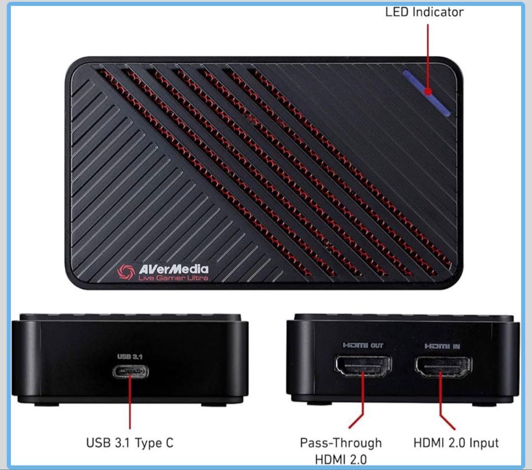 ビデオキャプチャー・キャプチャーボード AVerMedia Live Gamer Ultra GC553