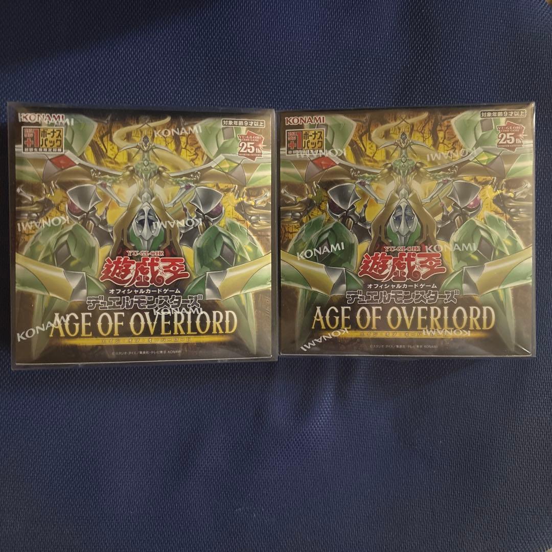 遊戯王OCG AGE OF OVERLORD 2box シュリンク付き