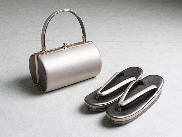 【新品】草履バッグセット 草履 　25cm (マットゴールド)　 02216