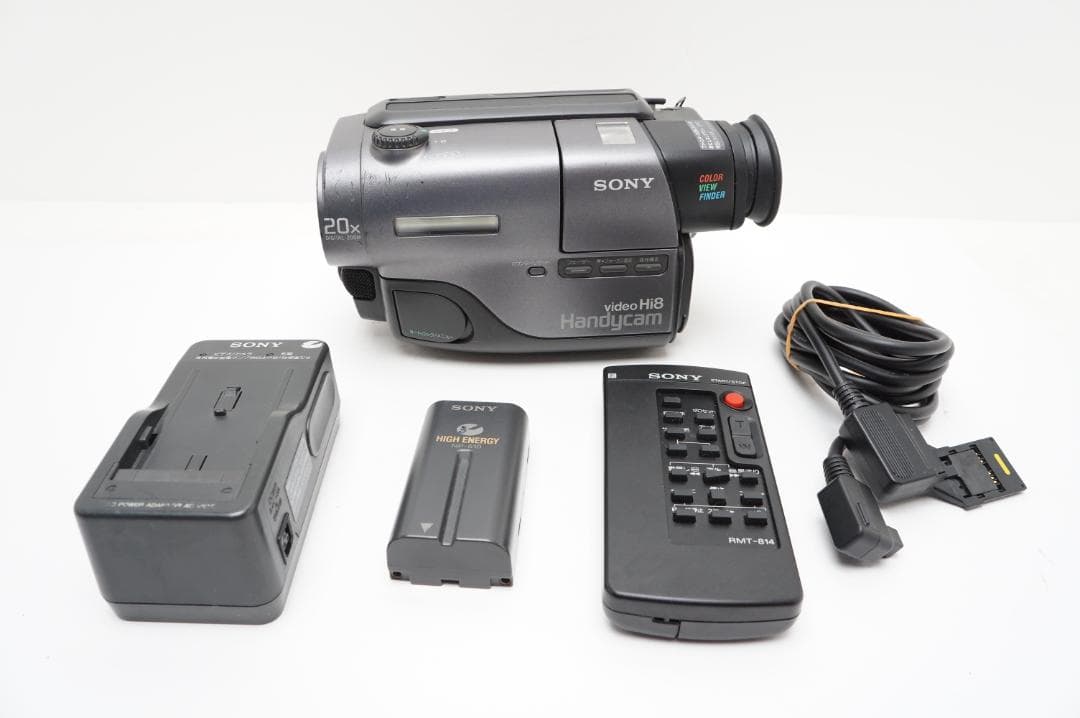 ＜動作＞ SONY CCD-TR11 Hi-8　ビデオカメラ