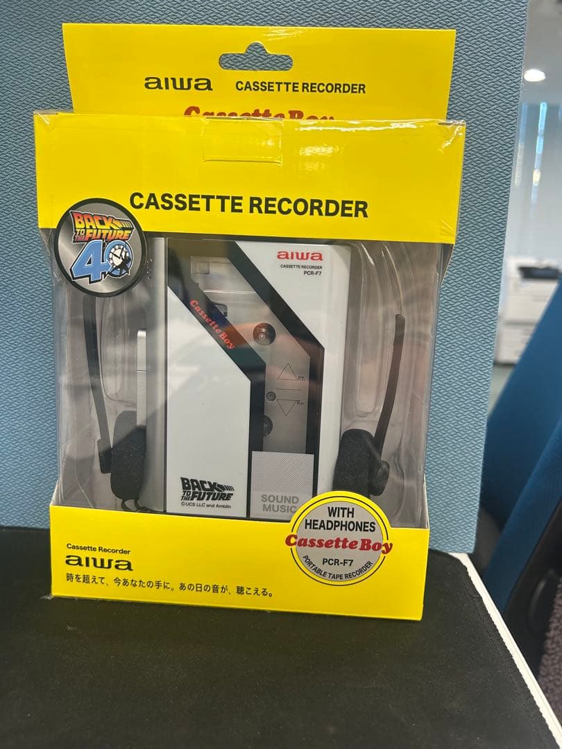 【未開封】バックトゥザフューチャー ポータブルカセットプレーヤー ドンキ