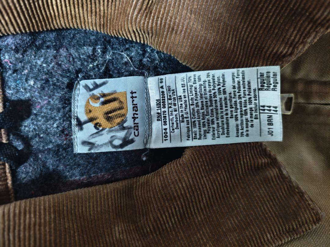 Carhartt J01 ベージュジャケット Lサイズデテロイト