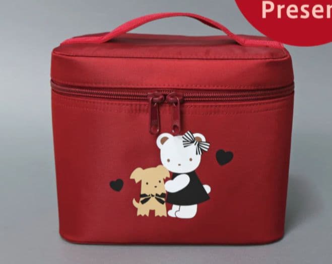 新品　ファミリア　ノベルティ　バニティケース