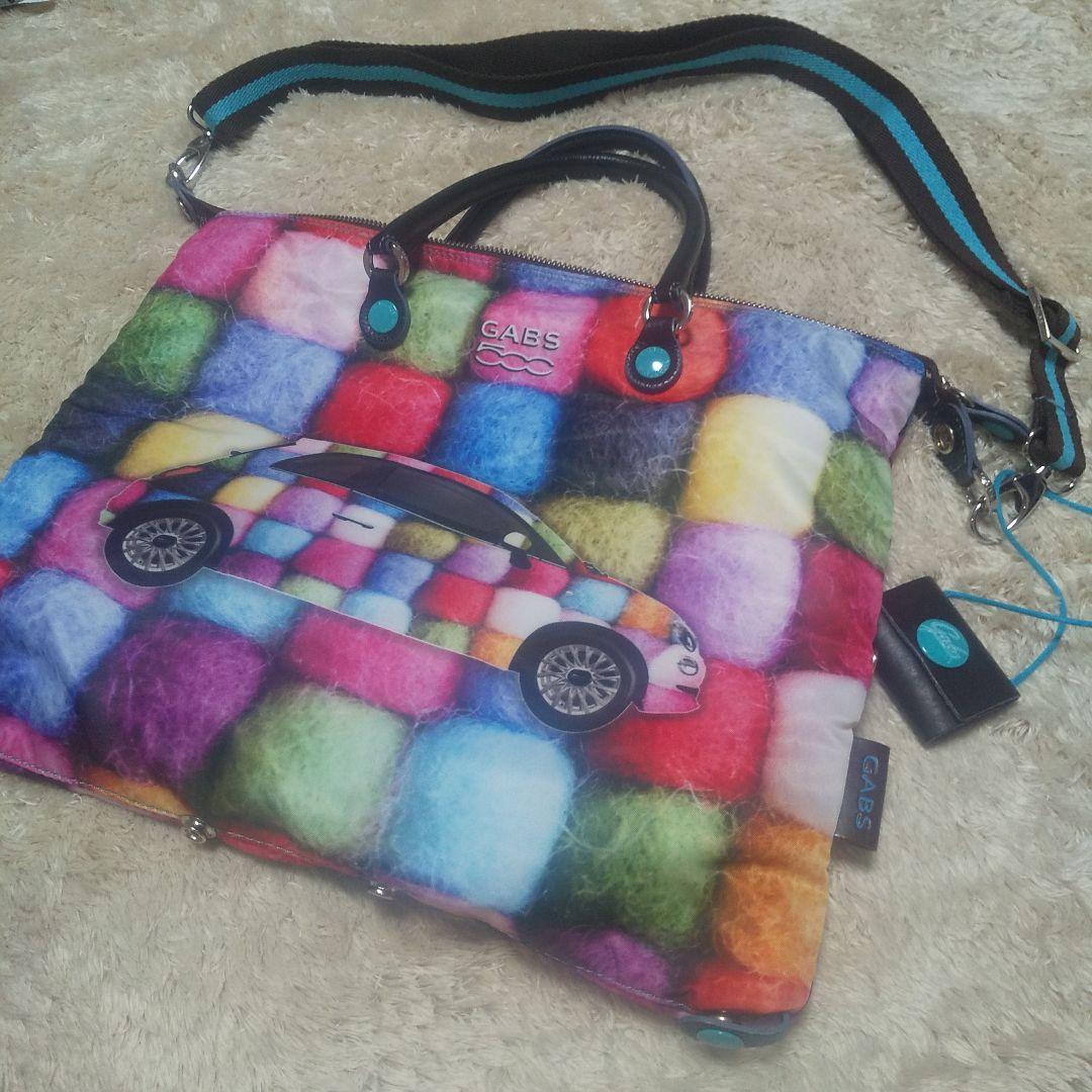極美品✨GABS ガブス FIAT500 マルチカラー コラボ 3way