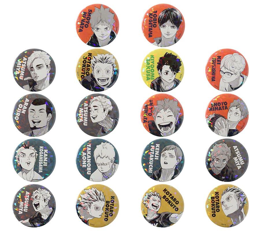 ハイキュー　オールスター缶バッジ　全種類