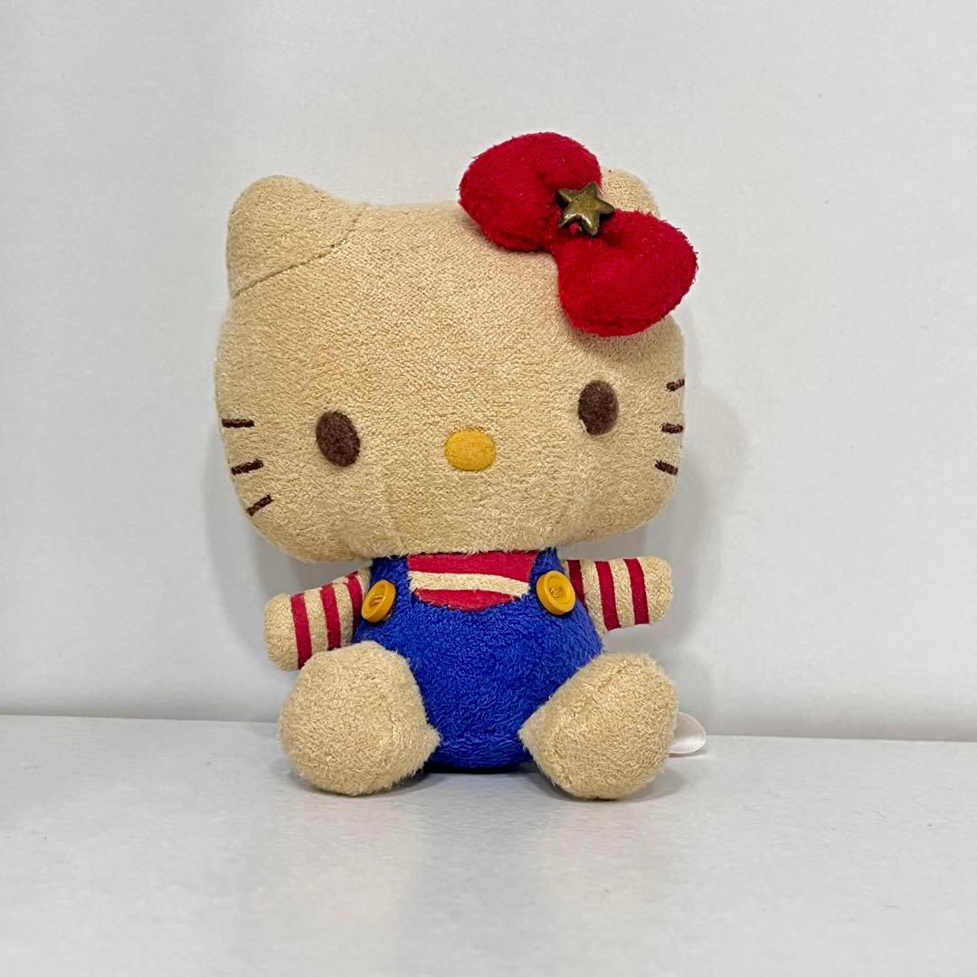 2007年 セピア ハローキティ ぬいぐるみ マスコット 平成レトロ