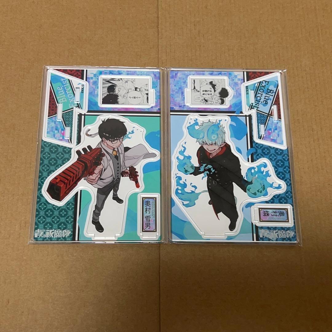 青エク バースデイ缶バッジ ジオラマ