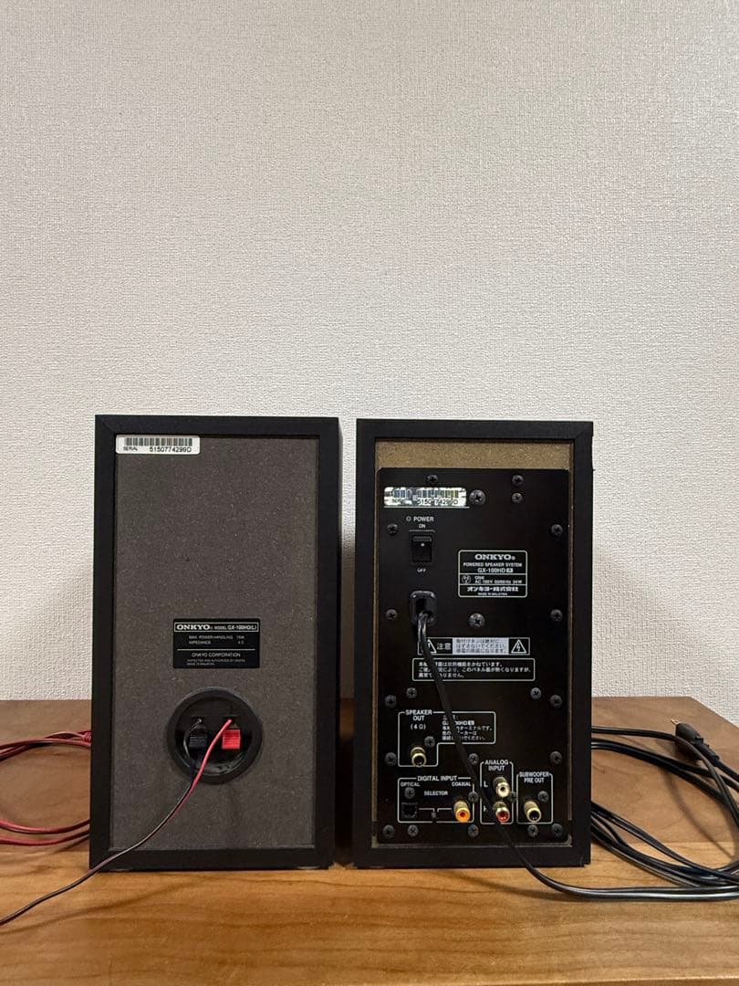 ONKYO GX-100HD R パワードスピーカー　ブラック