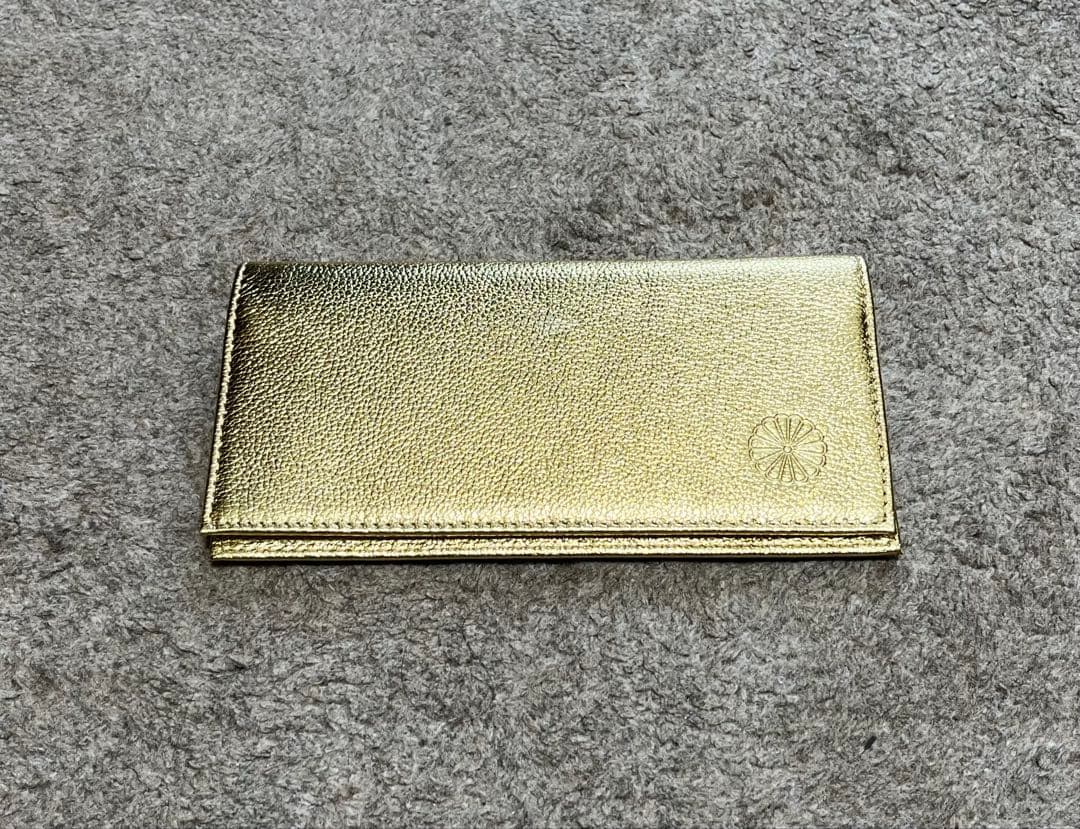 皇居　 財布　ゴールド