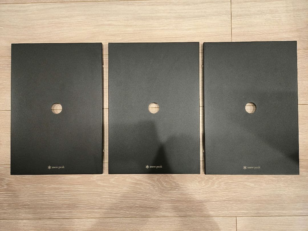 雪峰祭2024秋限定　ステンレストレー1ユニット ブラック3枚セット