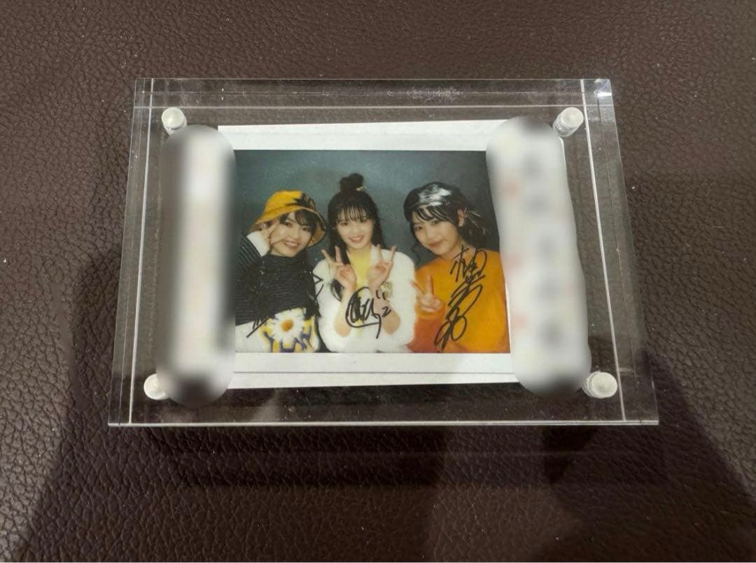 鶴屋美咲 原田都愛 小田柚葉 サイン入りチェキ