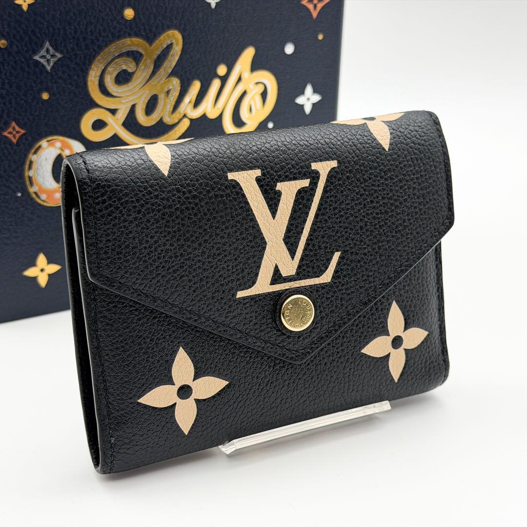 【最高峰美品】ルイヴィトン モノグラム アンプラント ヴィクトリーヌ 折り財布