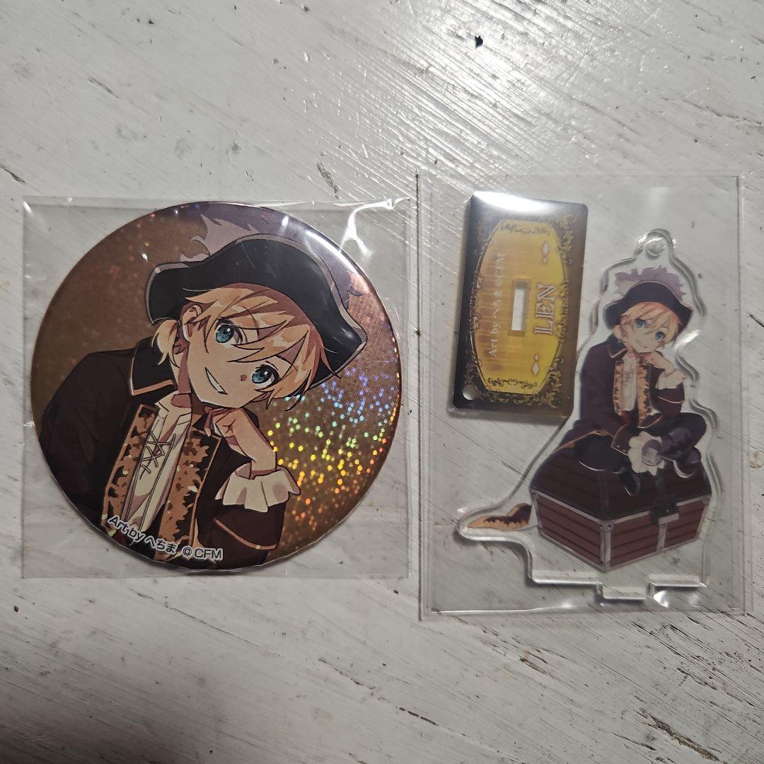 L*e様 鏡音レン へちま 2019 パイレーツ 缶バッジ アクスタ