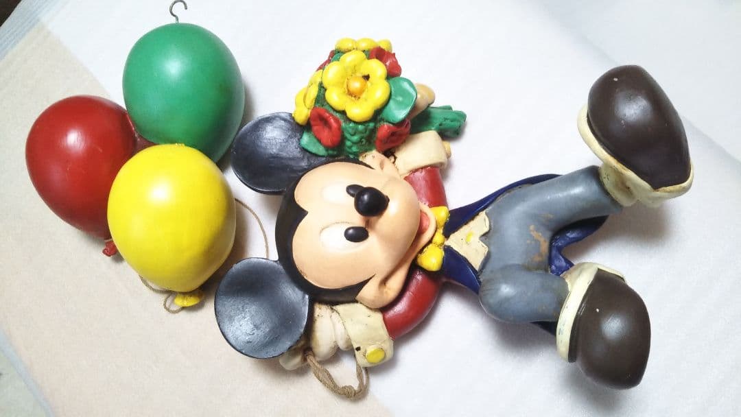 ミッキーマウス 風船付きフィギュア吊下約84cm