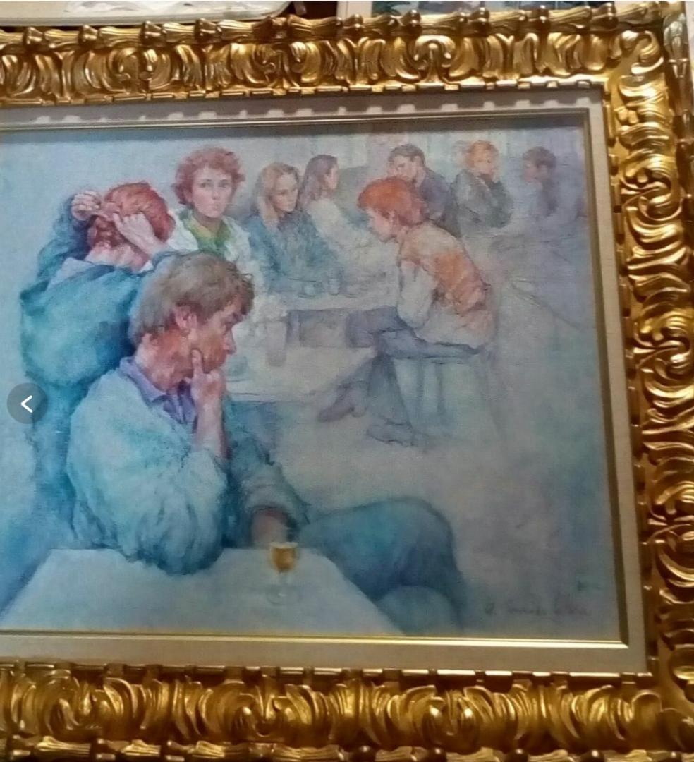 アントニオ·ゴンザレス·コラード若者たち真作油彩10号ebayで45万円75万円