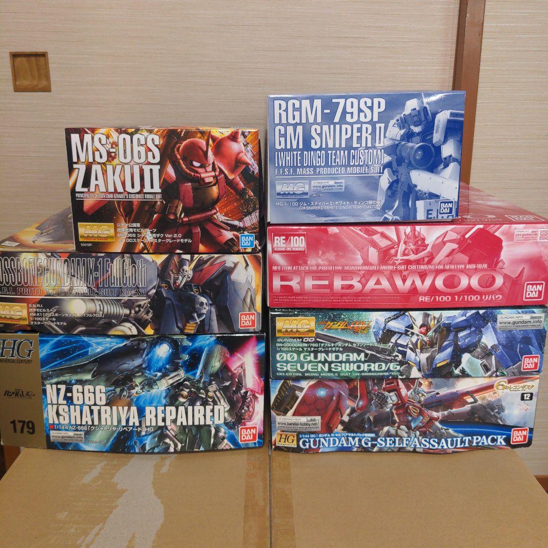 ガンプラ　まとめ売り　HG　MG　７点