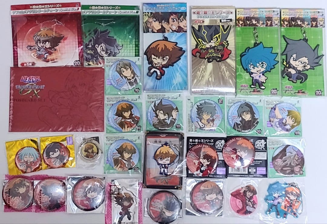 遊戯王　GX グッズセット　缶バッジアソート　ストラップ