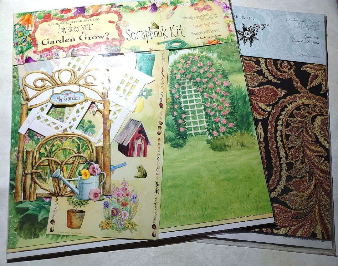キャロルウィルソン スクラップブックキット&デザインペーパー セット