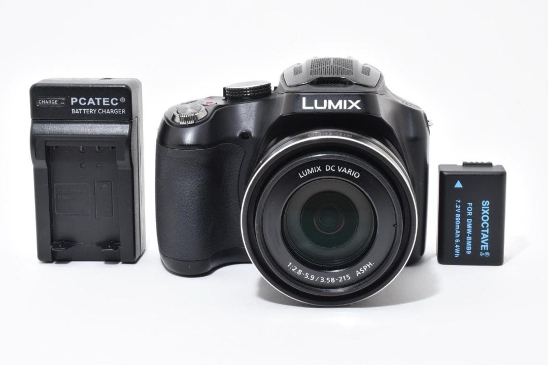 パナソニック デジタルカメラ ルミックスブラック DMC-FZ70-K