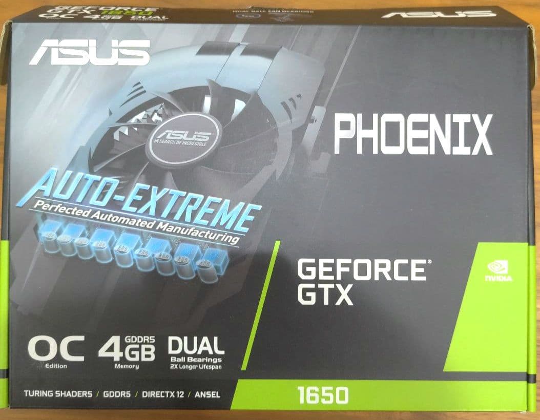 グラフィックボード・グラボ・ビデオカード ASUS GeForce GTX 1650 OC Edition 4GB