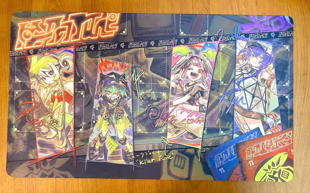 遊戯王　キラーチューン・ミクス　プレイマット　同人　サークル