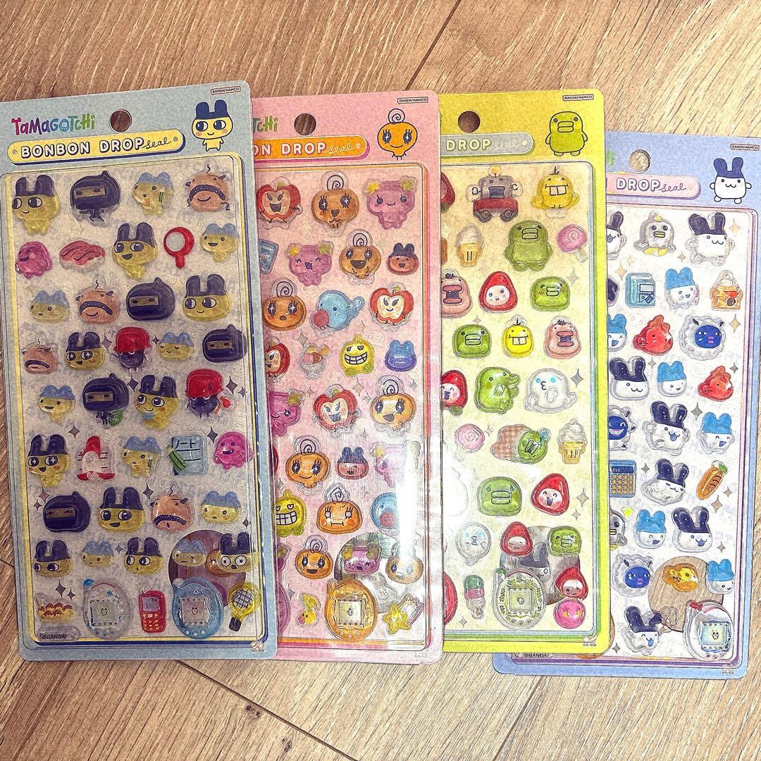 【国内正規品】ボンボンドロップシール　たまごっち４枚セット