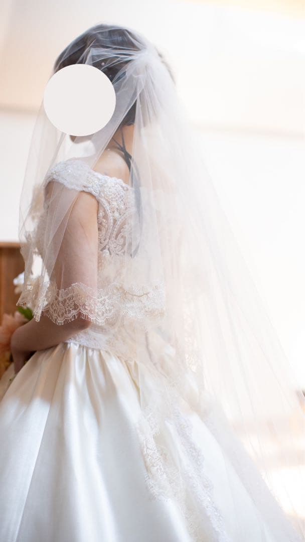 ベリッシマ ウェディングドレス　パニエ 付き