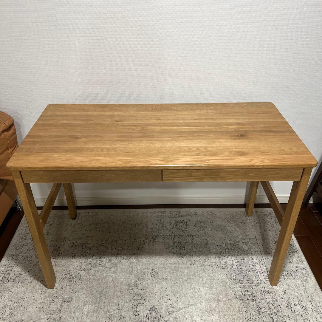 【値下げしました】無印良品　オーク材　デスク