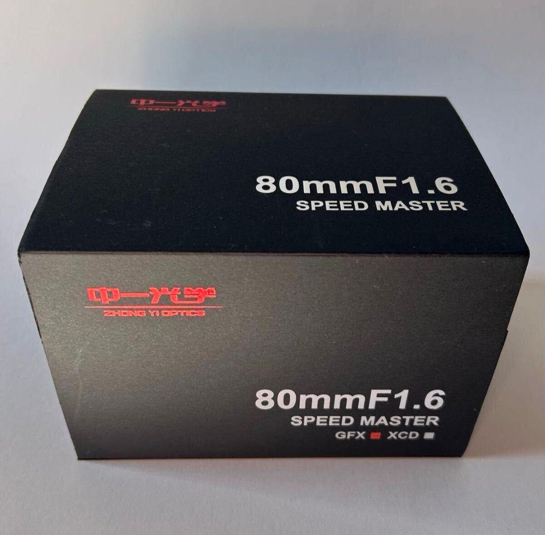 新品未使用 中一光学 GFX 80mm F1.6 Speed Master