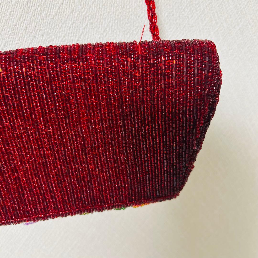 ハローキティ 総ビーズ　パーティバッグ　パーティー用ビーズバッグ　海外用商品