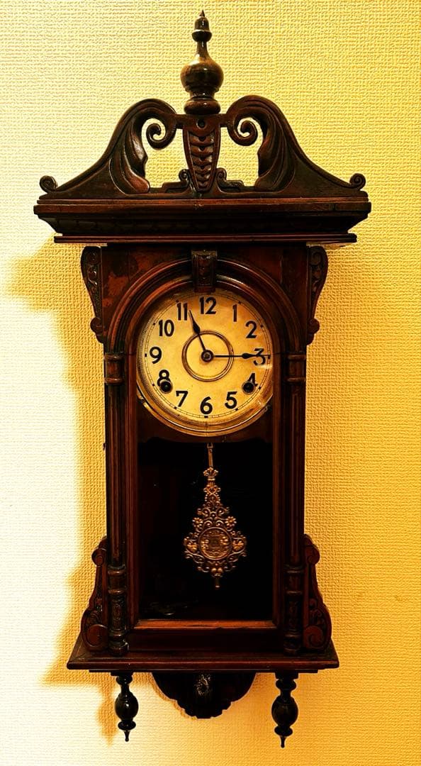 小栗時計　レアな柱時計