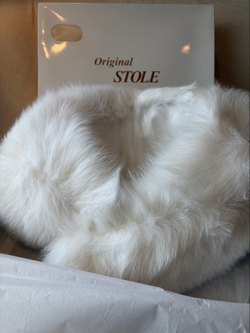 romantic Fur ホワイト ストール