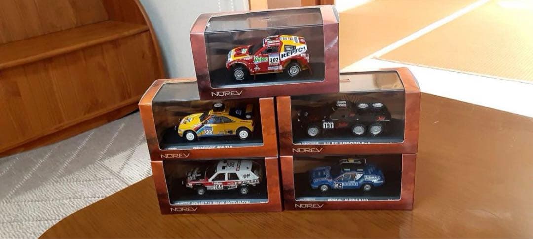 【５台セット】NOREV ノレブ　ラリーカー　UV-1 シリーズ　1/43