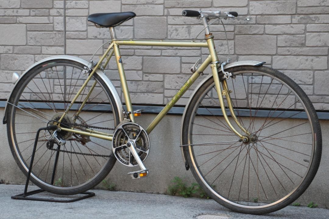 引き取り限定♪フジ♪フェザーCOMPO♪FUJI♪クロモリフレーム♪ビンテージ♪